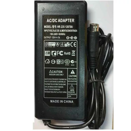Zamiennik zasilacza sieciowego 12V 6,5A RS-06512-S335 B widok z przodu.