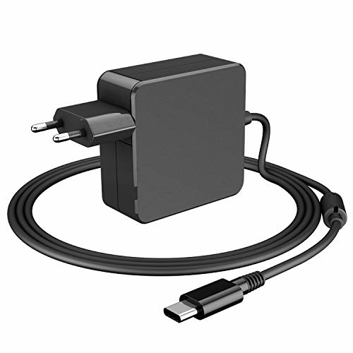 Zasilacz do laptopa USB-C 65W Asus Acer Dell Xiaomi MacBook widok z boku