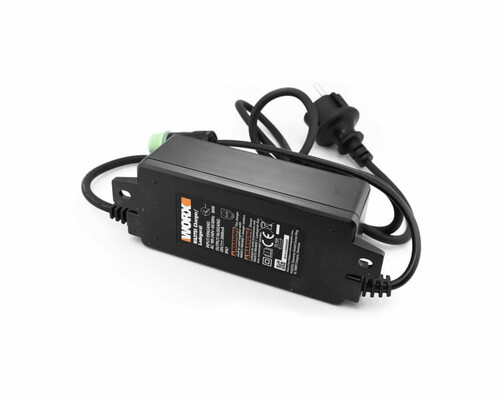 Zasilacz ładowarka do kosiarki WORX WA3755 38W 20V 1.5A widok z przodu