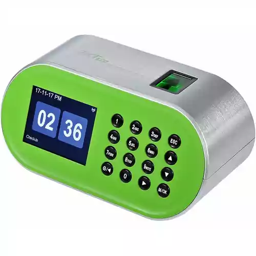 Zegar czasu pracy ZKTeco CT10 Lite linie papilarne biometria widok z przodu