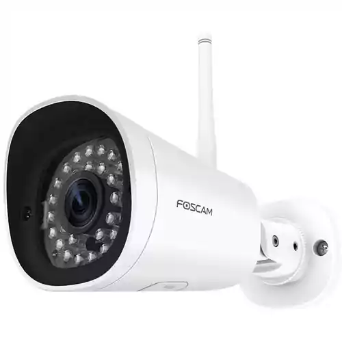 Zewnętrzna kamera bezpieczeństwa Foscam FI9902P 2MP 1080P WiFi widok z przodu.