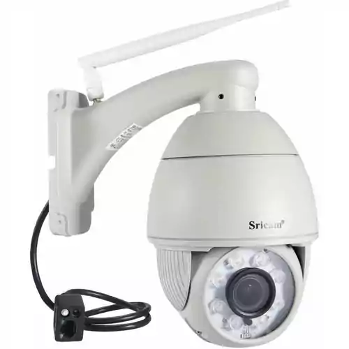 Zewnętrzna kamera PTZ CCTV SriItalia Zoom 60M IR IP66 widok z przodu
