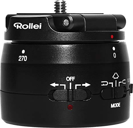 Zmotoryzowana głowica panoramiczna Rollei ePano 360 do kamery widok z przodu 