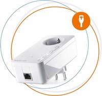 Adapter sieciowy Devolo 8410 Magic 2 LAN 1-1 1200 Mbit/s widok z boku