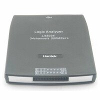 Analizator stanów logicznych Hantek LA5034 150MHz 500MSa/s 34 kanały PC USB widok z przodu Analizator stanów logicznych Hantek LA5034 150MHz 500MSa/s 34 kanały PC USB widok z przodu
