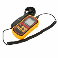 Cyfrowy anemometr miernik prędkości wiatru Anemometro GM8901 widok zestawu Cyfrowy anemometr miernik prędkości wiatru Anemometro GM8901 widok zestawu