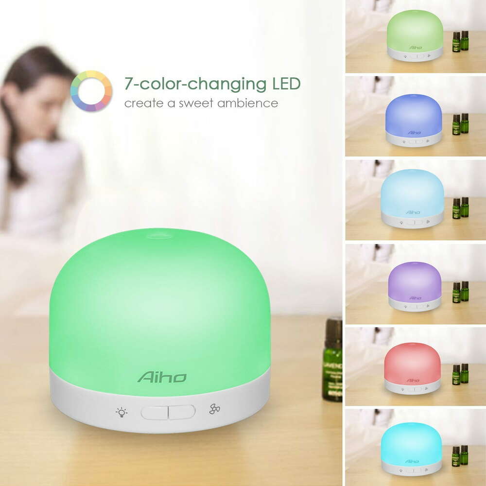 Dyfuzor parownik zapachowy nawilżacz powietrza AROMATERAPIA – Aiho USB Fan Aroma Diffuser