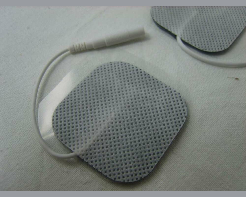 ELEKTRODY ŻELOWE TENS EMS 4 X 4 cm PIN 2mm - 4 sztuk – Idealne Akcesoria do Elektrostymulacji