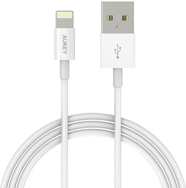 Kabel USB A na Lightning Aukey CB-D20 do Apple iPod iPhone iPad – Szybkie Ładowanie i Synchronizacja