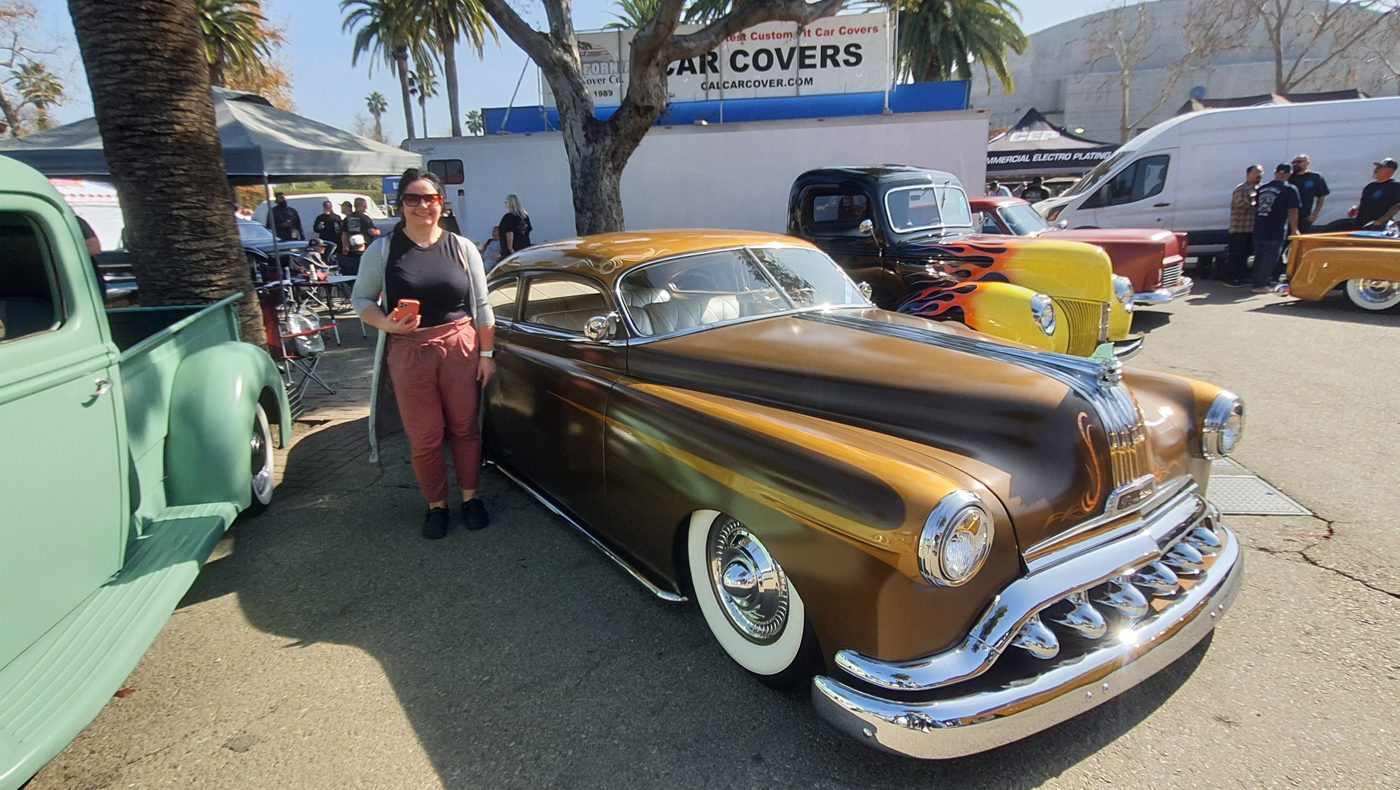 Miedziany chopped Pontiac 1950 kustom – zdjęcie 3